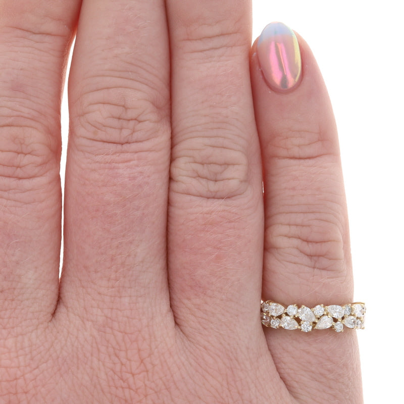 1.06ctw Diamond Band Yellow Gold