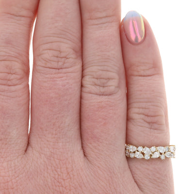 1.06ctw Diamond Band Yellow Gold