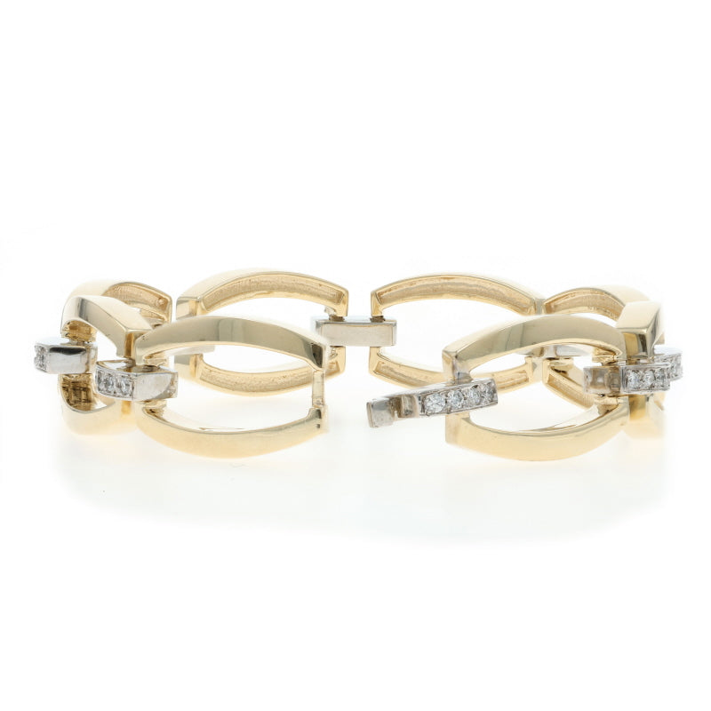 .80ctw Diamond Bracelet Yellow Gold