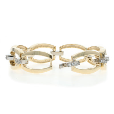 .80ctw Diamond Bracelet Yellow Gold