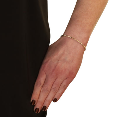 .27ctw Diamond Bracelet Yellow Gold