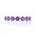 .70ctw Amethyst Band White Gold