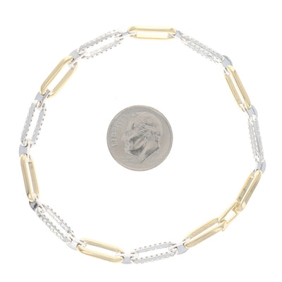 1.09ctw Diamond Bracelet Yellow Gold