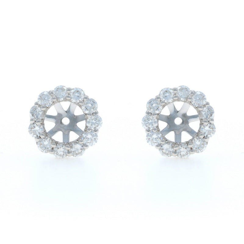 1.54ctw Diamond Earring Enhancers White Gold