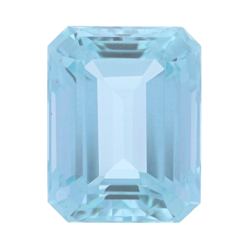 24.38ct Loose Emerald Aquamarine GIA