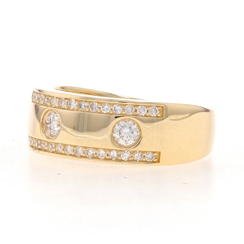 .58ctw Diamond Band Yellow Gold