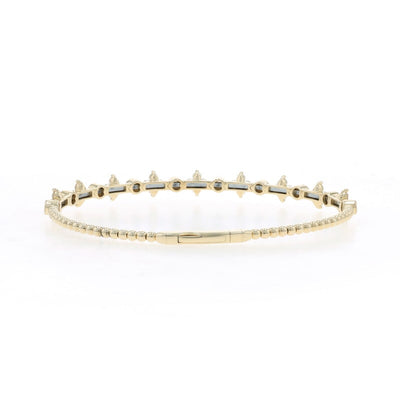 1.66ctw Diamond Women's Bracelet Yellow Gold