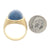 Lapis Lazuli and Diamond Ring Yellow Gold