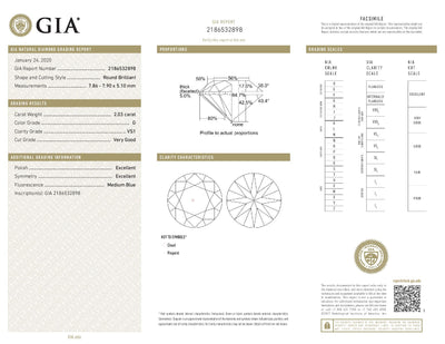 2.43ctw Diamond and Diamond Ring White Gold