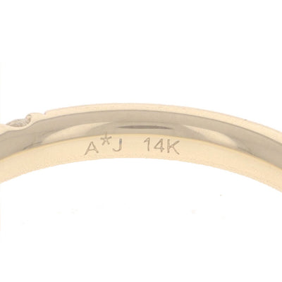 .58ctw Diamond and Emerald Band Yellow Gold