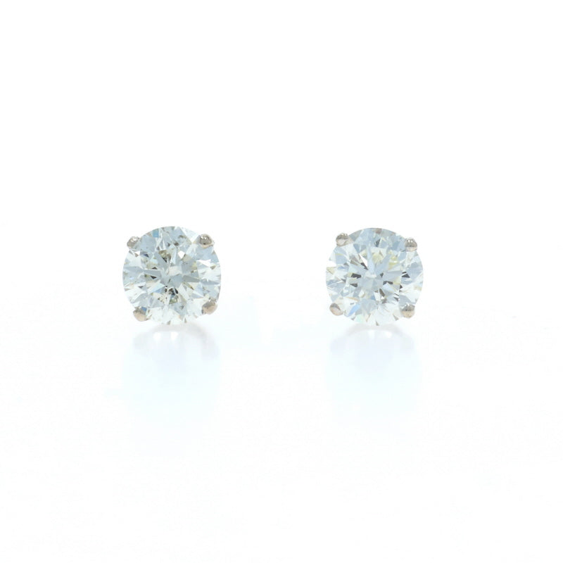 1.01ctw Diamond Earrings White Gold