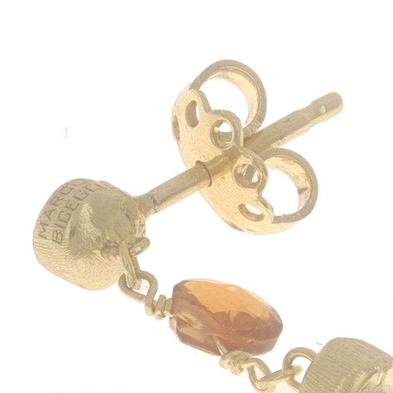 Marco Bicego Freshwater Pearl and Citrine Earrings Yellow Gold