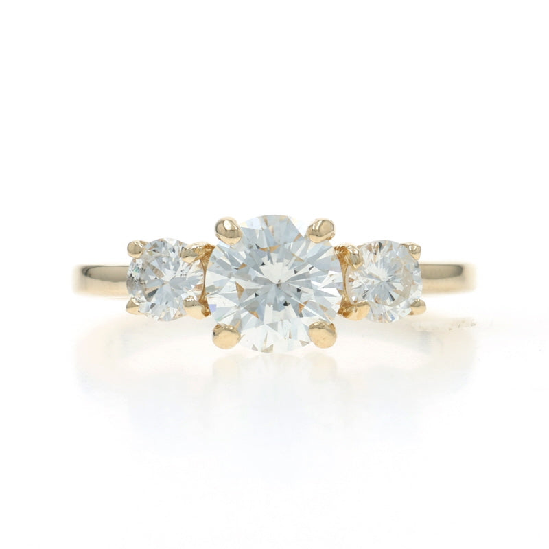1.52ctw Diamond and Diamond Ring Yellow Gold