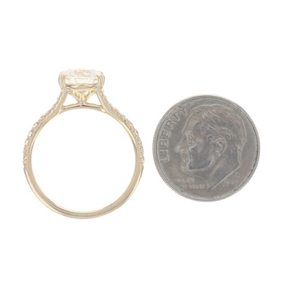 1.77ctw Diamond and Diamond Ring Yellow Gold