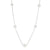 Cultured Freshwater Pearl Cable Necklace White Gold