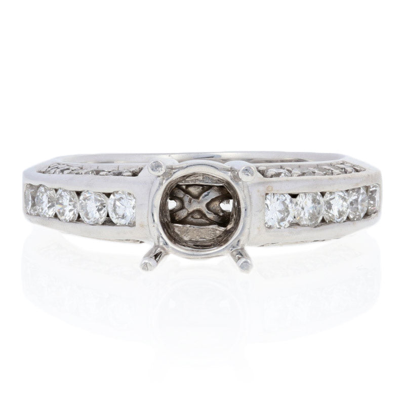 .75ctw N/A and Diamond Ring White Gold