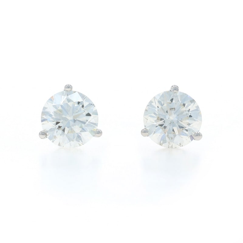 2.58ctw Diamond Women's Earrings White Gold