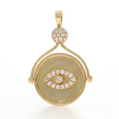 .24ctw Diamond Pendant Yellow Gold