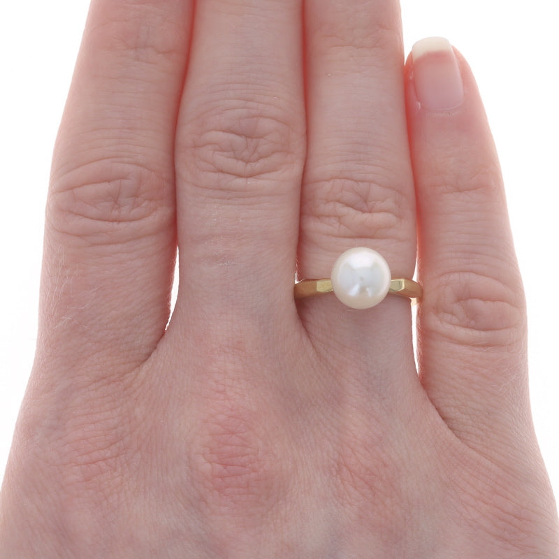 Mimi So Cultured Freshwater Pearl Ring Yellow Gold