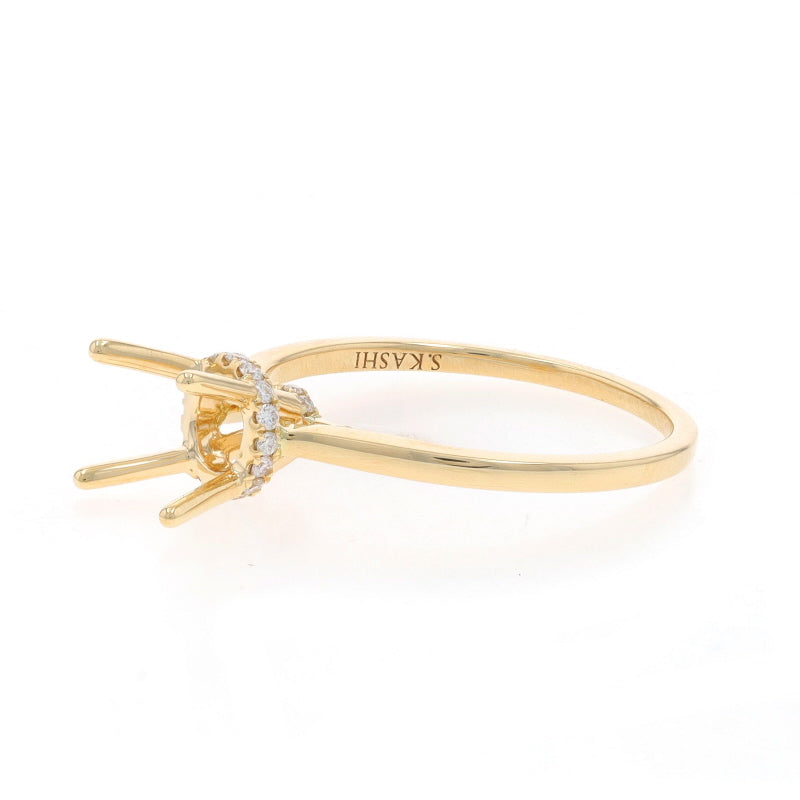 .09ctw Diamond Ring Yellow Gold