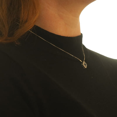 .94ctw Sapphire and Diamond Women's Necklace White Gold