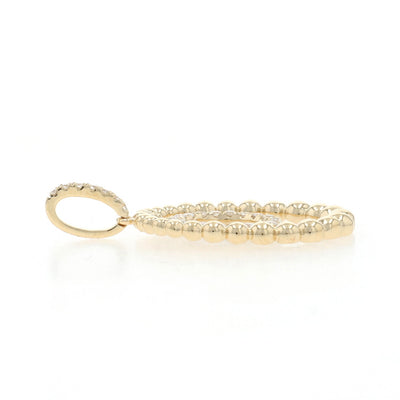 .18ctw Diamond Pendant Yellow Gold