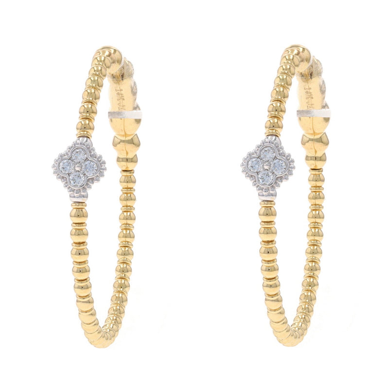 .12ctw Diamond Earrings Yellow Gold