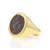 Ancient Greek Coin Men's Ring Yellow Gold