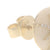 .21ctw Mother of Pearl and Sapphire Earrings Yellow Gold