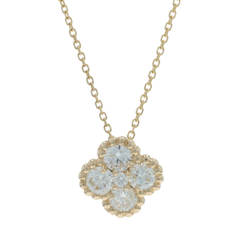 .76ctw Diamond Women's Necklace Yellow Gold