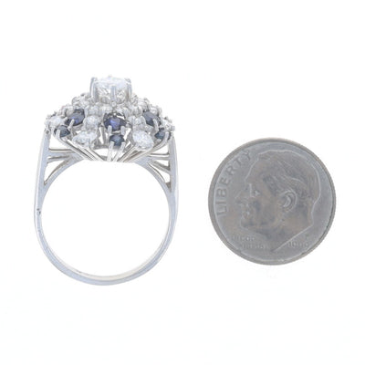 2.72ctw Diamond and Diamond Ring White Gold