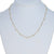 1.03ctw Diamond Diamond Cut Cable Chain Station Necklace Yellow Gold