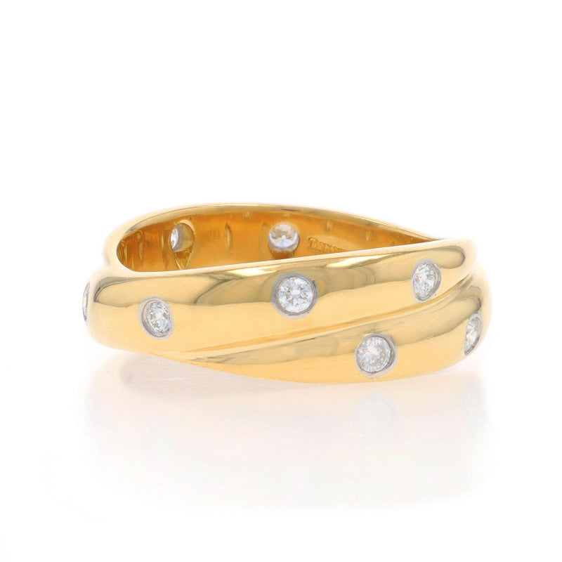 Tiffany & Co. Etoile .30ctw Diamond Band Yellow Gold