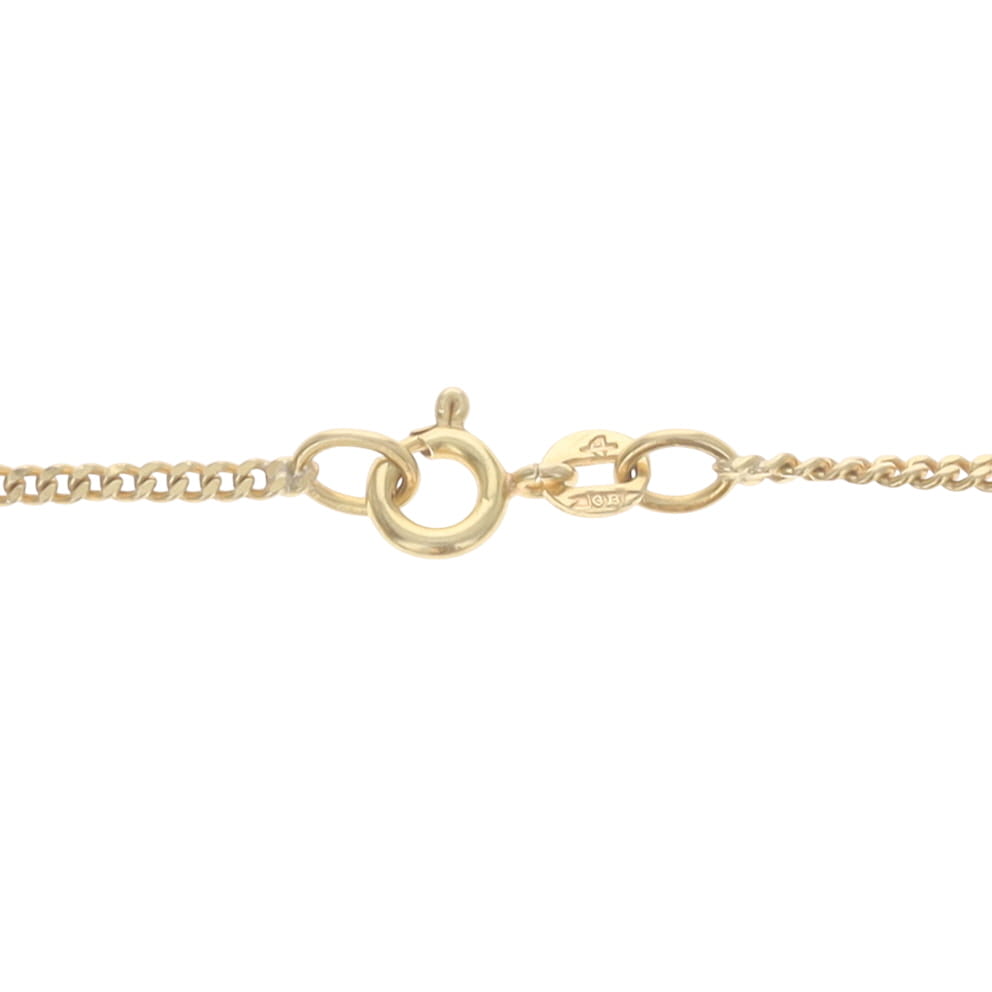 Curb Chain Necklace Yellow Gold