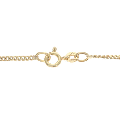 Curb Chain Necklace Yellow Gold