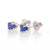 .87ctw Sapphire Earrings White Gold