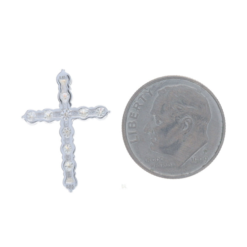 .83ctw Diamond Pendant White Gold