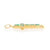 5.80ctw Emerald Pendant Yellow Gold