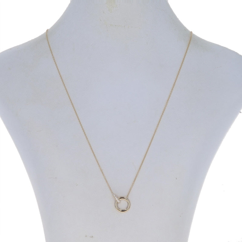 Diamond Pendant Necklace Yellow Gold