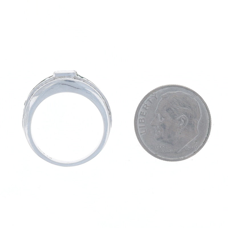 JB Star 2.30ctw Emerald Band Platinum
