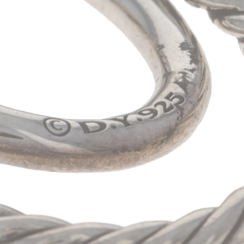 David Yurman Continuance .47ctw Diamond Pendant Necklace Sterling Silver