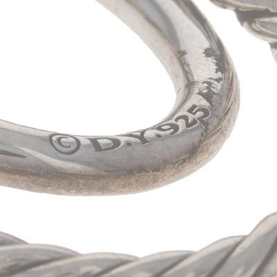 David Yurman Continuance .47ctw Diamond Pendant Necklace Sterling Silver