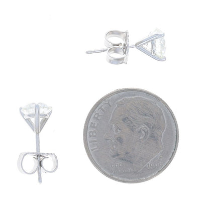 1.44ctw Diamond Earrings White Gold