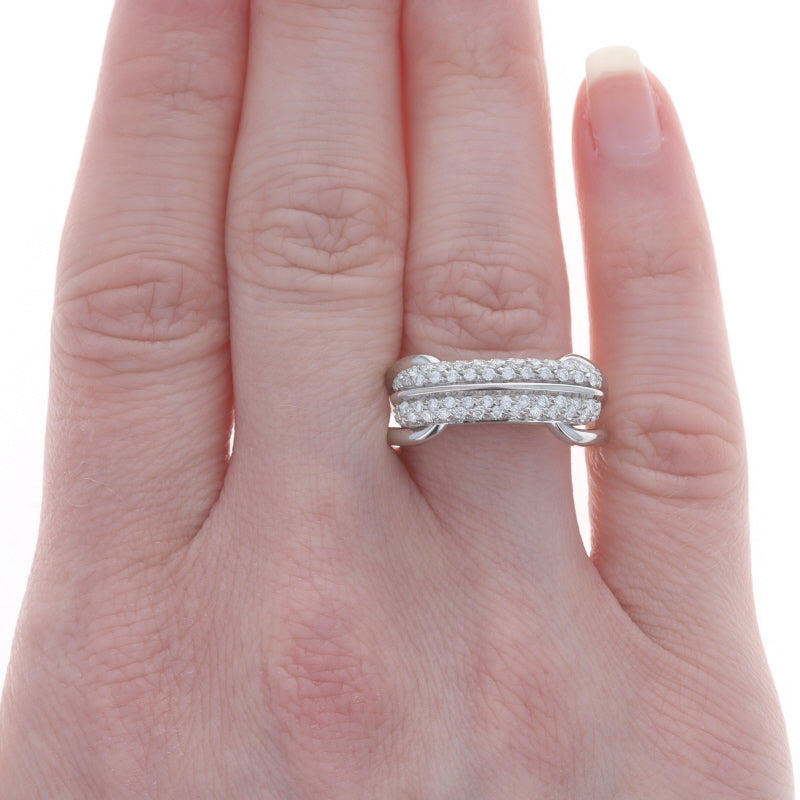 Raima 1.00ctw Diamond Band White Gold
