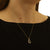 1.95ctw Sapphire and Diamond Pendant Necklace Yellow Gold