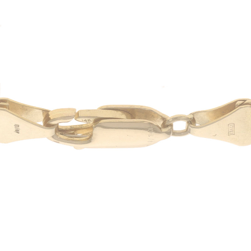 Milor Herringbone Necklace Yellow Gold