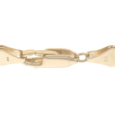 Milor Herringbone Necklace Yellow Gold