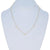 Cultured Freshwater Pearl Cable Necklace Yellow Gold