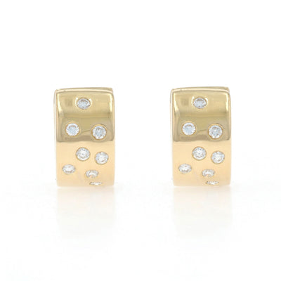Diamond Earrings Yellow Gold