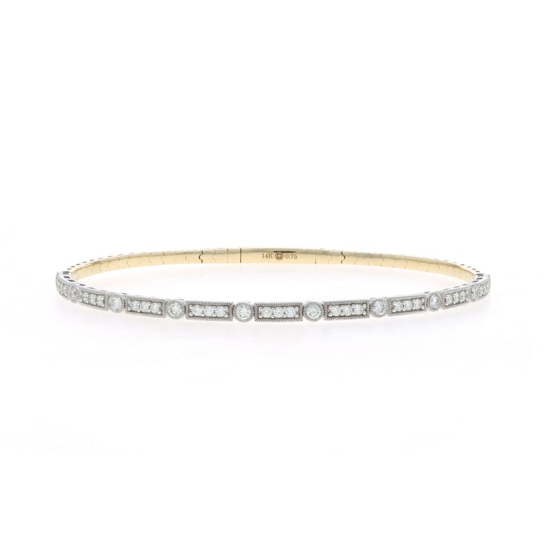 .75ctw Diamond Women's Bracelet Yellow Gold